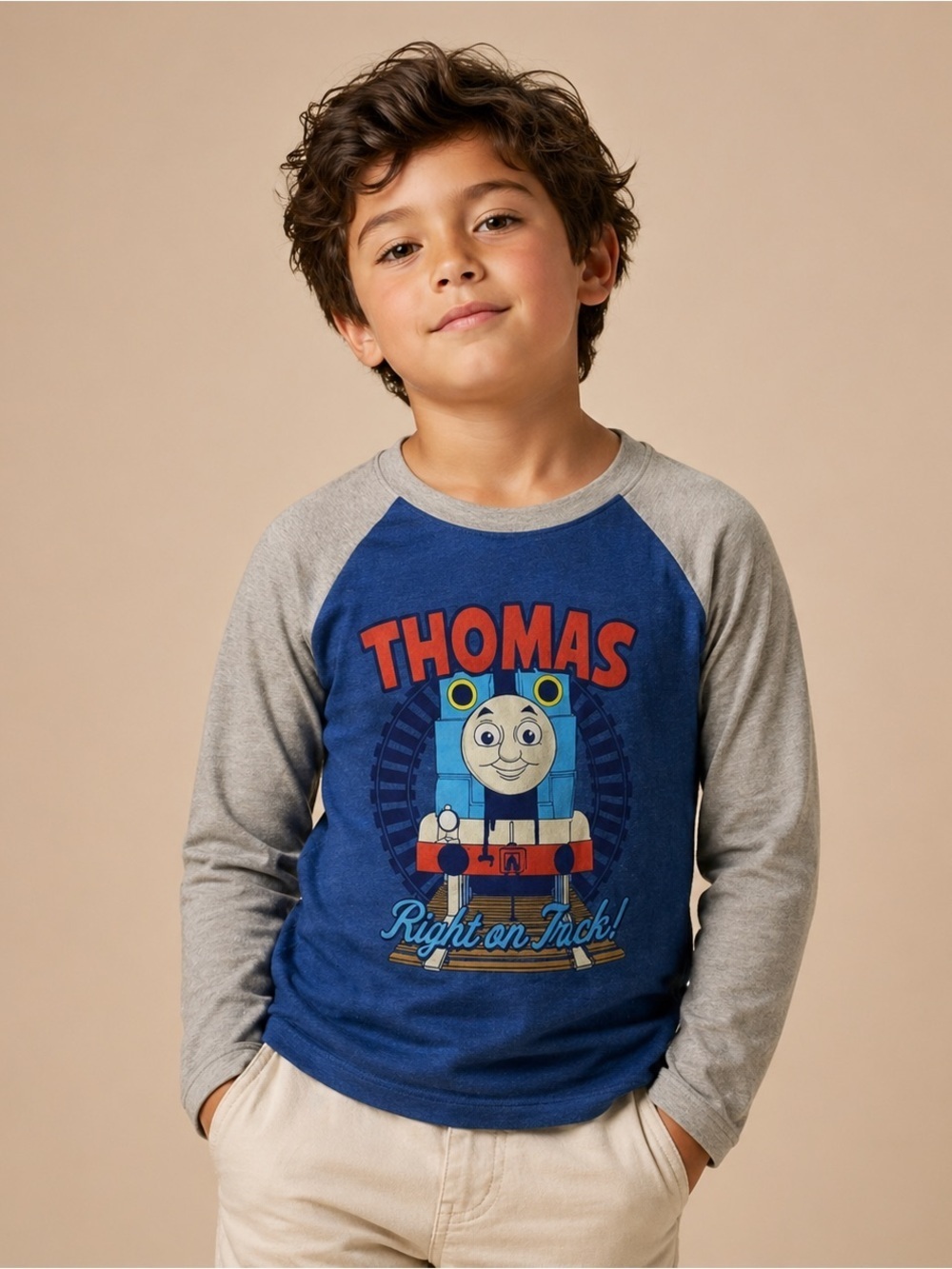 Thomas & Friends Long Sleeve Shirt Toddler 3T Graphic Nickelodeon Train Tee